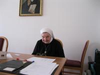 Sister Dobromila in the convent of Sisters of Charity of St. Vincent de Paul in Kroměříž-April 2011 (2) 