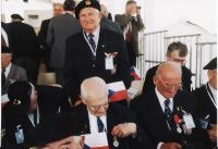 Oldřich Pich during the 60th anniversary of Normandy landings -6. 6. 2005 