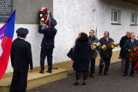 Commemoration of the 70th anniversary of the court martial in Morávka (December 14, 2014) - wreath laying