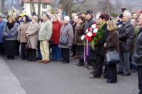 Commemoration of the 70th anniversary of the court martial in Morávka (December 14, 2014)