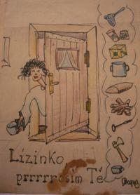 Cartoons of everyday life of Helena and Jiří Ganz - author: Ota Margolius - 5
