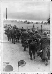 German prisoners of war after the attack on Dunkirk 28th October 1944