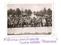 A rally of the Jiráskova east-Bohemian region - Josefov 1946 