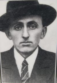 Mrs. Calábková's father Oldřich Ohera, killed in the Zákřov massacre