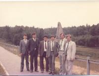 Jaromir Ulc with colleagues from the secret police anti - nacionl department in Slovakia