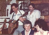 Jaromir Ulc wedding celebration in 1974