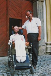 Father and son Varga in Olomouc