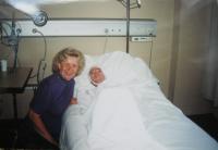 Julius in Vienna after a surgery for kidney-stones - June 1994