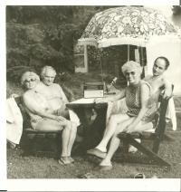 Jarmila Stibicová and Pavel Křivka with his parents