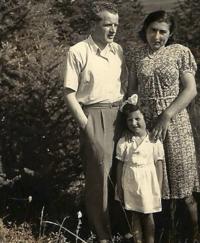 The Kubík family, photo taken on Sunday June 7, 1942