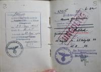 Slovak passport of his mother, Anna Gabčanová, 1943 (3)