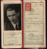 The student report book of František Suchý (1)