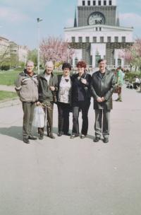 2005 František Suchý s rodinou manželky