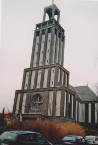 2012 věž kostela Sv. Hedviky