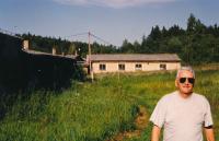 Milan Sehnal at the work camp Vojna, near Příbram, after 1990