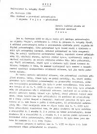 Archival material about Milan Sehnal