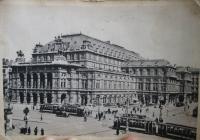 Opera building in Vienna during WWII