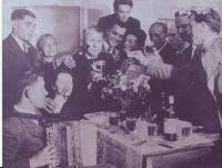 Birthday of Tonda Jakeš, 13 June 1941 - last meeting with his friends Josef Bíca and Ludvík Kodýtek before the arrest