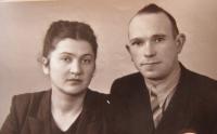 Her uncle Vladimir who worked in the Gulag at Vorkuta with his wife Varvara in Nikolayev in 1957