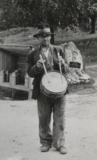 František Vaňák - village drummer in Veselíčko and Březina during the First Republic era 