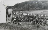 National Pilgrimage in Javoříčko on 23rd September 1945 which - about 25 thousand visitors came to Javoříčko