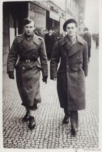 with friend from east front 1945