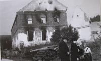 Burned farmhouse in Javoříčko 