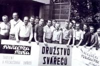The cooperative of the welders where Mr. Hubačka worked