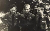 Scouts Vincour, Bílek, Náprstek in 1946