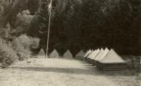 Camp in Smižany in Slovakia (1952)