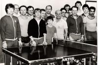 Table tennis club - training session, VINCOUR (1989)