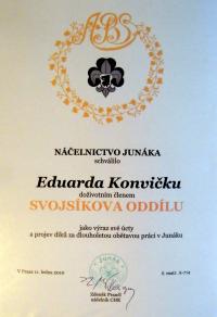 Pajtáš approved by the Scout council for the Svojsík troop