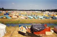 celkový pohled na tábořiště v Drontenu. Jamboree v Holandsku 1995.