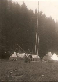 Scout Camp in the Orlické Mountains (1946)