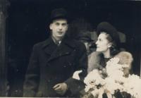 Strýcova svatba v roce 1941
