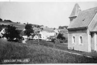 Zaniklá obec Hraničky (Gränzdorf), okr. Jeseník, před odsunem Němců - v roce 1959-1960 obec zbořena a dnes stojí pouze jeden dům (2)