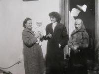 On the far right the mother of the witness Zuzana Bocková