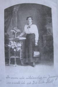 Ema Salomon, the mother of the witness in her youth