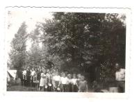 A line at the Scout camp 1939