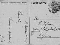 Post card from Josef Švorc
