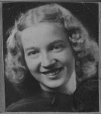A picture of his wife - Jarmila Brandejsová, born 1929