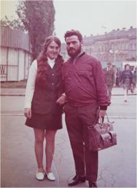 Mr. and Mrs. Hofmann in Klatovy