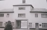 Entry gate to the concentration camp Sachsenhausen
