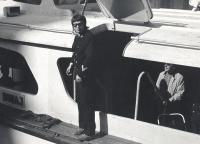 Jaroslav on the boat