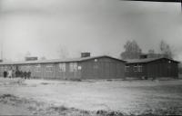The building where prisoners lived in Sachsenhausen