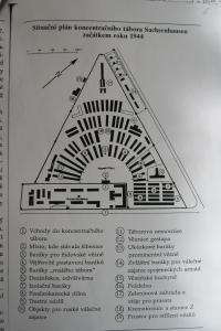 Map of the concentration camp Sachsenhausen