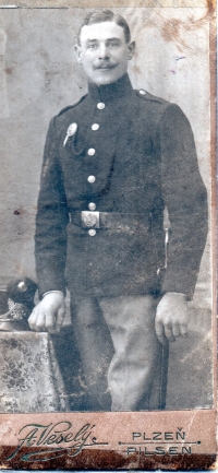 J. Komorous, gradfather, World War I veteran 