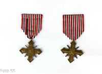 Czechoslovak War Crosses of Mrs. & Mr. Hejl