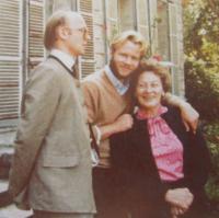 Wife Mabille née Rohan with sons Richard and Allein