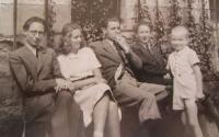 The Belcredi siblings: from the left Ludvík, Marie Terezie, Hugo, Richard, Egbert